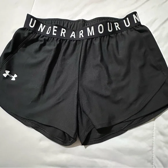 Under Armour Womens Play Up 3.0 Run, Training Athletic Gym Shorts Sz Small - Picture 7 of 8